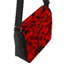 Red Grey Abstract Grunge Pattern Removable Flap Cover (S) View3