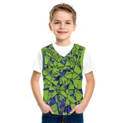 Green Blue Abstract Grunge Pattern Kids  Sportswear by SpinnyChairDesigns