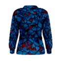 Red Blue Abstract Grunge Pattern Women s Sweatshirt View2