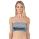 Grey Diamond Plate Metal Texture Bandeau Top View1