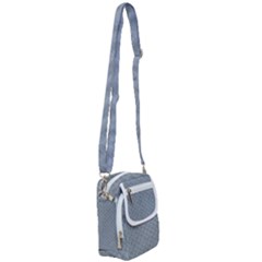 Grey Diamond Plate Metal Texture Shoulder Strap Belt Bag by SpinnyChairDesigns