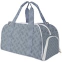 Grey Diamond Plate Metal Texture Burner Gym Duffel Bag View1