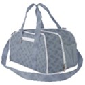 Grey Diamond Plate Metal Texture Burner Gym Duffel Bag View2