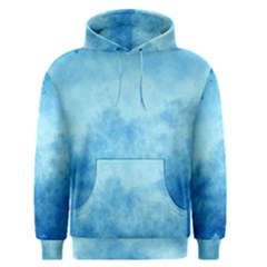 Abstract Sky Blue Texture Men s Core Hoodie by SpinnyChairDesigns