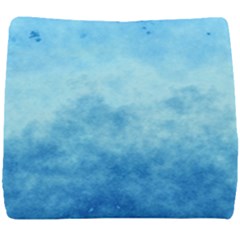 Abstract Sky Blue Texture Seat Cushion by SpinnyChairDesigns