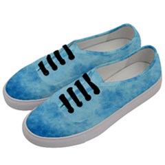 Abstract Sky Blue Texture Men s Classic Low Top Sneakers by SpinnyChairDesigns