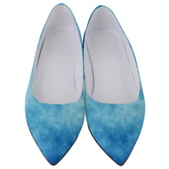 Abstract Sky Blue Texture Women s Low Heels by SpinnyChairDesigns