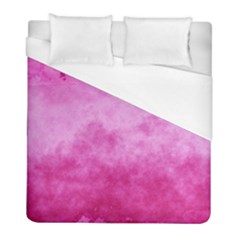 Abstract Pink Grunge Texture Duvet Cover (full/ Double Size) by SpinnyChairDesigns