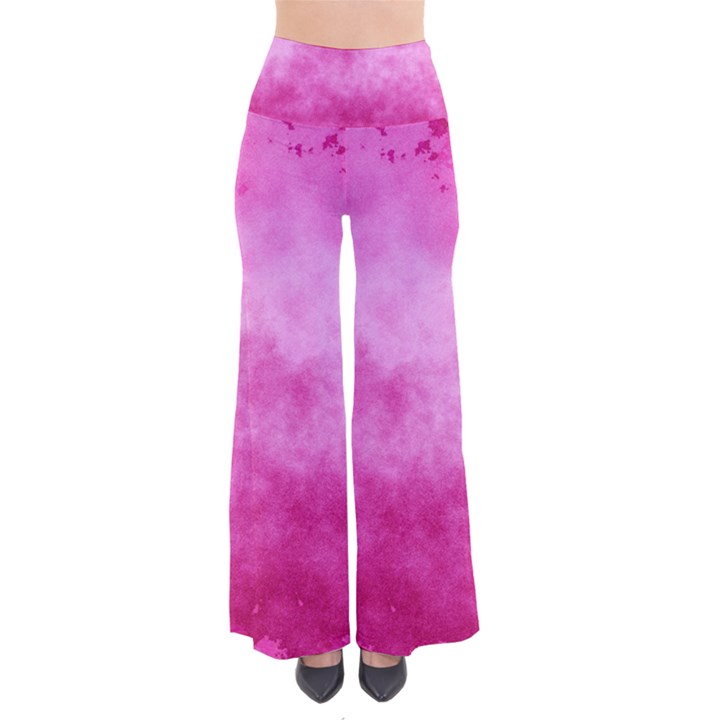 Abstract Pink Grunge Texture So Vintage Palazzo Pants