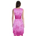 Abstract Pink Grunge Texture Sleeveless Chiffon Dress   View2