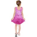 Abstract Pink Grunge Texture Kids  Sleeveless Dress View2