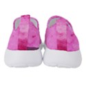 Abstract Pink Grunge Texture Women s Slip On Sneakers View4