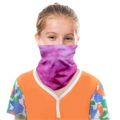 Abstract Pink Grunge Texture Face Covering Bandana (kids) by SpinnyChairDesigns