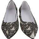 Abstract Paisley Black and White Women s Block Heels  View1