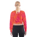 Pink and Orange Swirl Cropped Sweatshirt View2