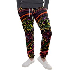 Abstract Tribal Swirl Men s Jogger Sweatpants by SpinnyChairDesigns