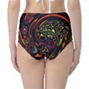 Abstract Tribal Swirl Classic High-Waist Bikini Bottoms View2