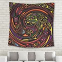 Abstract Tribal Swirl Square Tapestry (Large) View2