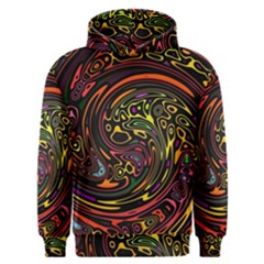 Abstract Tribal Swirl Men s Overhead Hoodie by SpinnyChairDesigns