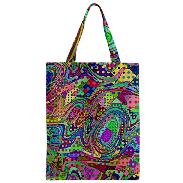 Ugliest Pattern In The World Zipper Classic Tote Bag