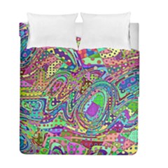 Ugliest Pattern In The World Duvet Cover Double Side (full/ Double Size) by SpinnyChairDesigns