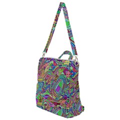 Ugliest Pattern In The World Crossbody Backpack by SpinnyChairDesigns