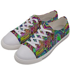 Ugliest Pattern In The World Women s Low Top Canvas Sneakers by SpinnyChairDesigns