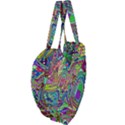 Ugliest Pattern In The World Giant Heart Shaped Tote View4