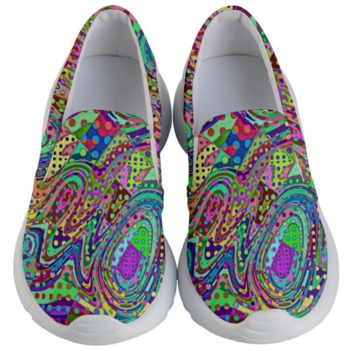 Ugliest Pattern In The World Kids Lightweight Slip Ons