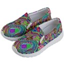 Ugliest Pattern In The World Kids Lightweight Slip Ons View2