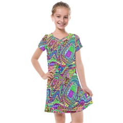 Ugliest Pattern In The World Kids  Cross Web Dress by SpinnyChairDesigns