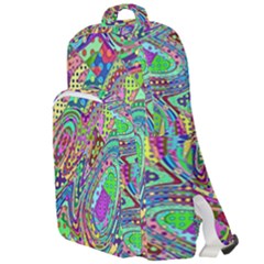 Ugliest Pattern In The World Double Compartment Backpack by SpinnyChairDesigns