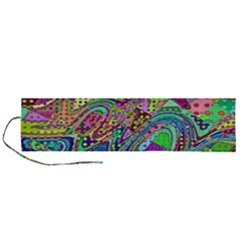 Ugliest Pattern In The World Roll Up Canvas Pencil Holder (l) by SpinnyChairDesigns