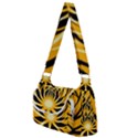 Black Yellow Abstract Floral Pattern Multipack Bag View2