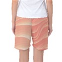 Coral Peach Swoosh Women s Basketball Shorts View2