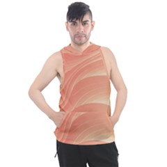 Coral Peach Swoosh Men s Sleeveless Hoodie