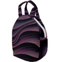 Dark Purple and Black Swoosh Travel Backpacks View1