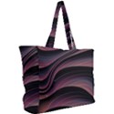 Dark Purple and Black Swoosh Simple Shoulder Bag View2