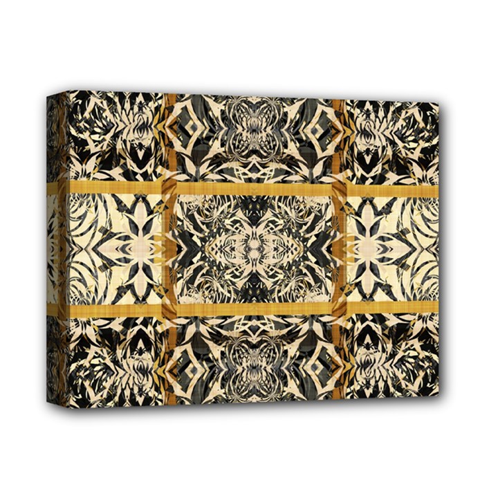 Antique Black and Gold Deluxe Canvas 14  x 11  (Stretched)