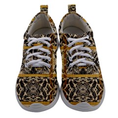 Antique Black And Gold Athletic Shoes by SpinnyChairDesigns