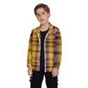 Madras Plaid Yellow Gold Kids  Windbreaker View2