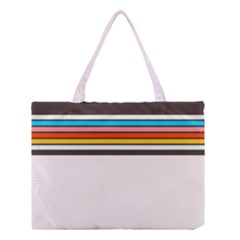 Vintage Stripes Medium Tote Bag by tmsartbazaar