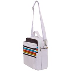 Vintage Stripes Crossbody Day Bag by tmsartbazaar