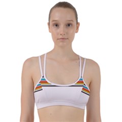 Vintage Stripes Line Them Up Sports Bra by tmsartbazaar