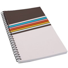 Vintage Stripes 5 5  X 8 5  Notebook by tmsartbazaar