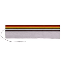 Vintage Stripes Roll Up Canvas Pencil Holder (l) by tmsartbazaar