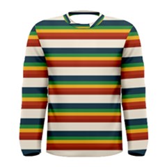 Rainbow Stripes Men s Long Sleeve Tee by tmsartbazaar