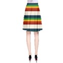 Rainbow Stripes A-Line Skirt View2