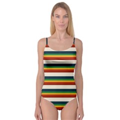 Rainbow Stripes Camisole Leotard  by tmsartbazaar