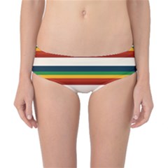 Rainbow Stripes Classic Bikini Bottoms by tmsartbazaar